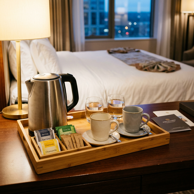 Hospitality-Trays für Hotelzimmer