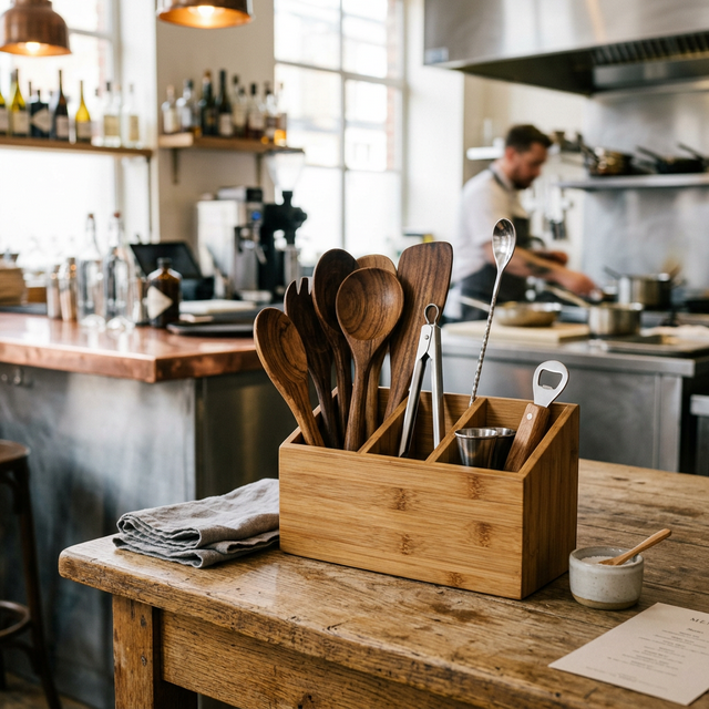 Utensilien-Caddies für Küche und Bar