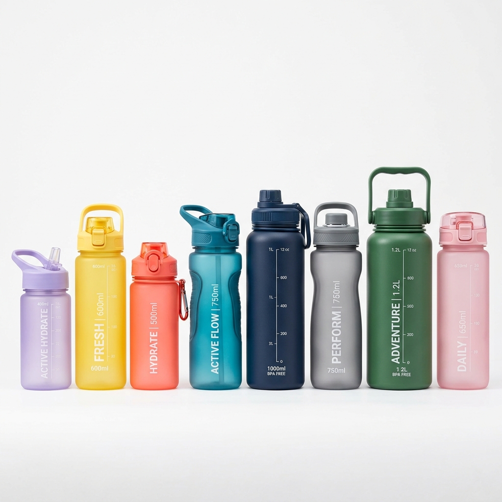 BPA-freie Sportflaschen und Trinkflaschen aus Kunststoff