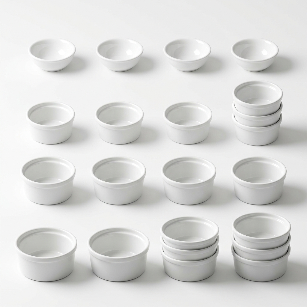 Ramequins und Dip-Schälchen aus Porzellan